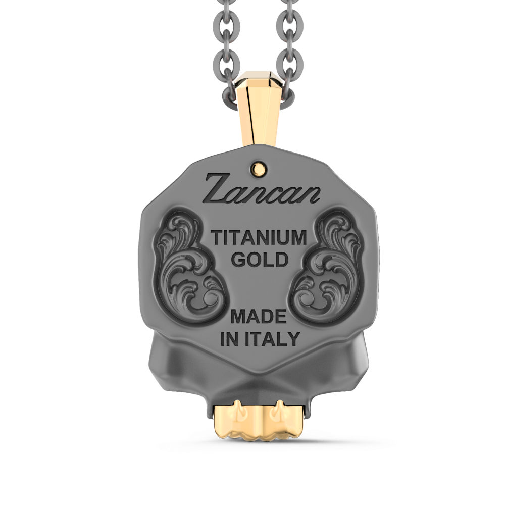 Collana Zancan in Titanio e Oro 18kt