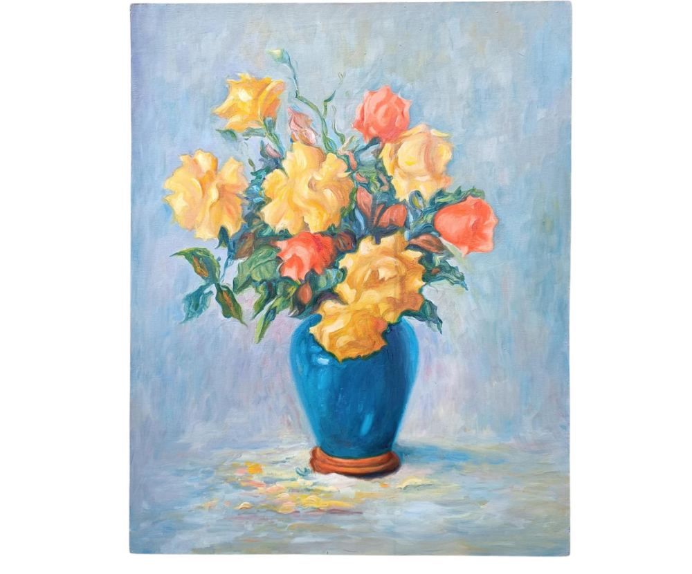 Quadro Natura Morta: vaso fiorito