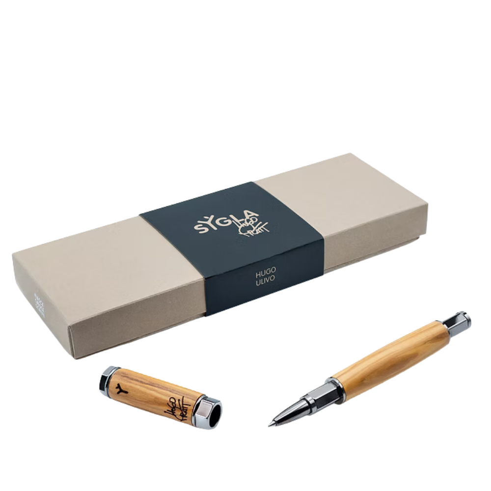 Penna artigianale in legno Sygla "Hugo"