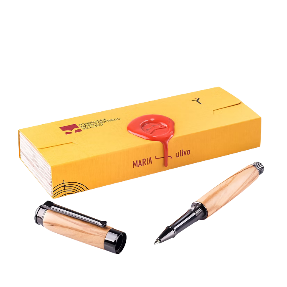 Penna artigianale in Legno Sygla "Maria"