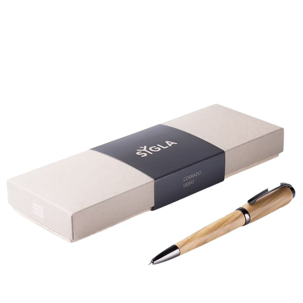 Penna artigianale in Legno Sygla "Corrado"