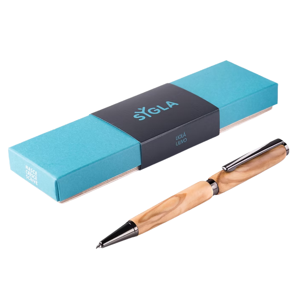 Penna artigianale in legno Sygla "Liolà"