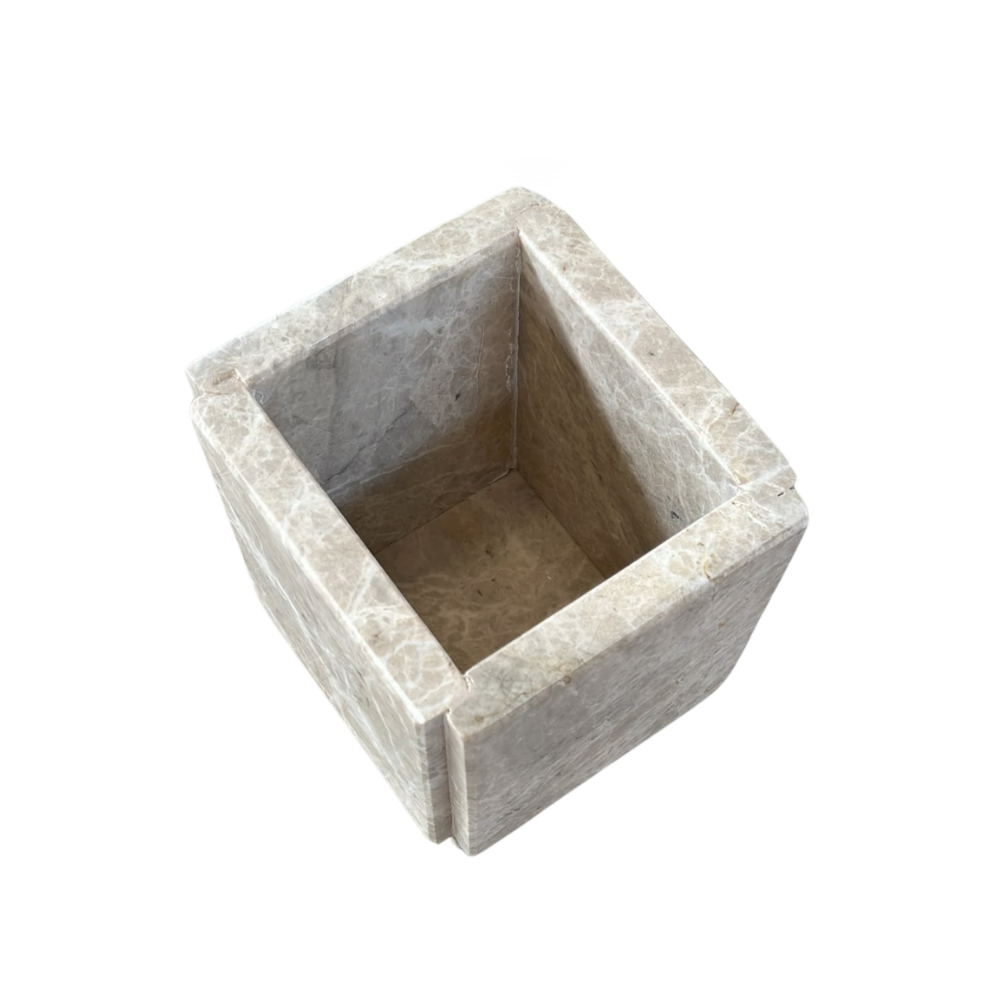 Vaso artigianale in marmo