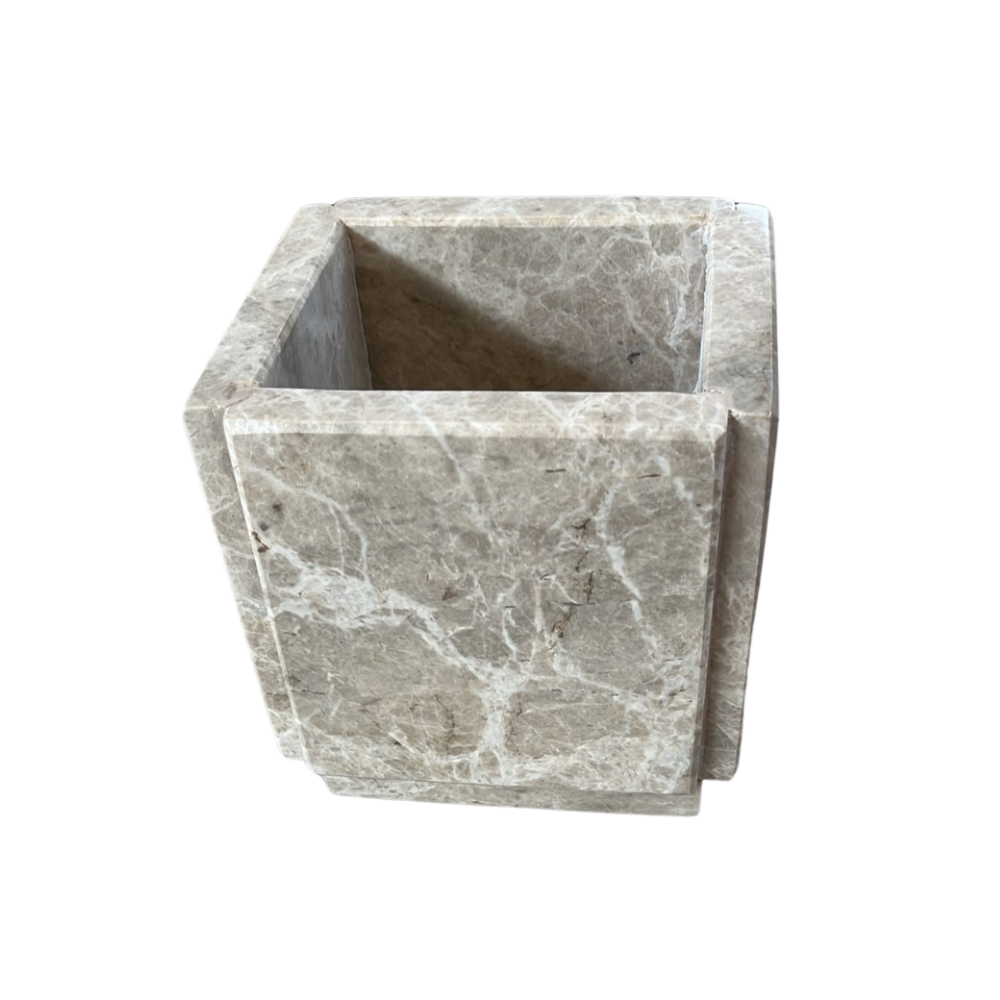 Vaso artigianale in marmo