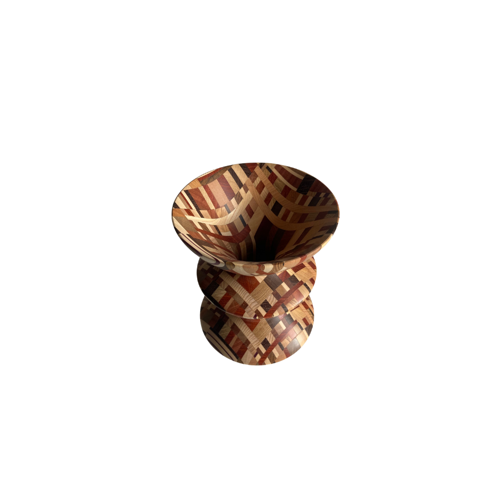 Vaso Poliedrico Pendolo in legno